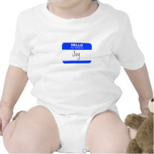 Hello, My Name is ... (blue) Bodysuit