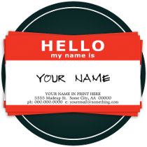 hello my name is : business cards by asyrum hello my name is : business cards