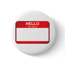 Hello My Name Is... Buttons