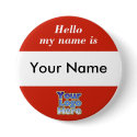 Hello My Name Is Button Tag by mikek92349 Hello My Name Is Button Tag