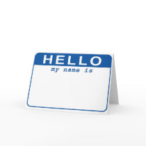 Hello - My name is  cards
