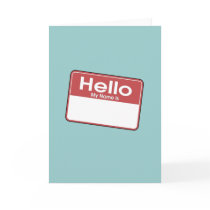 Hello my name is card