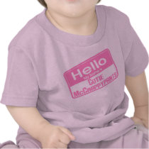 Hello My Name Is Cutie McCrappypants t-shirts by IslandVintage Hello My Name Is Cutie McCrappypants t-shirts