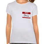 Hello My Name Is Danica (Red) Tee Shirts