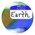 Hello, My Name is Earth stickers by fairygirlbooks Hello, My Name is Earth stickers