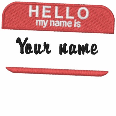 Hello My Name is Hoodie by ecaggiani