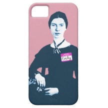 Hello My Name Is Emily Dickinson Pink iPhone Case iPhone 5 Cover
