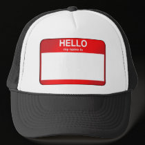 Hello My Name Is... hats