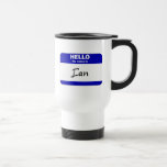 Hello My Name Is Ian (Blue) Coffee Mugs