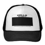 Hello my name is inverse hat