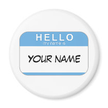 Hello My Name is Magnet by HelloStickers Hello My Name is Magnet