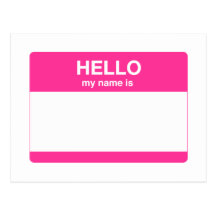 Hello, My Name is Post Cards