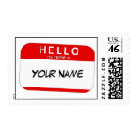 Hello My Name is Postage Stamp
