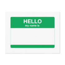 Hello, My Name is Postcard