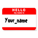hello_my_name_is... posters