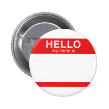 Hello My Name Is - Red Buttons