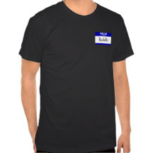 Hello My Name Is Rodolfo (Blue) T-shirts
