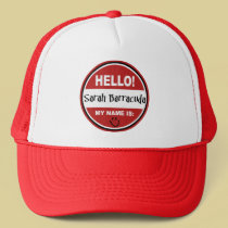 Hello My Name is Sarah Barracuda Palin hats