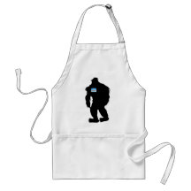 Hello-My Name Is Sasquatch Aprons