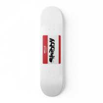 hello_my_name_is, SHiBBY skateboards by shibbylhc hello_my_name_is, SHiBBY skateboards