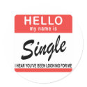Hello My Name Is Single stickers by fashionfiles Hello My Name Is Single stickers