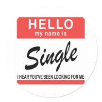 Hello My Name Is Single stickers