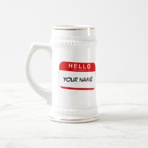 Hello My Name is Stein mugs