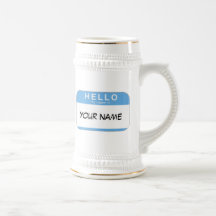 Hello My Name is Stein Mugs