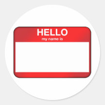 Hello My Name Is... Sticker
