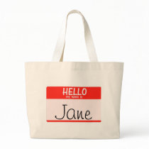 Hello My Name Is _______ Totebag by Mrsphillips Hello My Name Is _______ Totebag