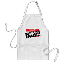 Hello My Name Is World's Best Dad Apron
