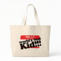 Hello My Name Is World's Best Kid bags by visualnewbie Hello My Name Is World's Best Kid bags