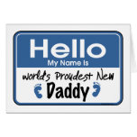 Hello New Daddy Card