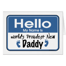Hello New Daddy Card