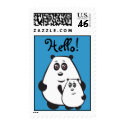 Hello Pandas postage