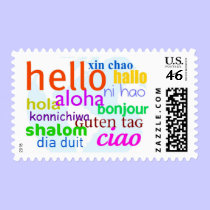 Hello stamps