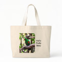 Hello Pretty Baby tote bags by nwillens Hello Pretty Baby tote bags