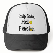 Hello Retirement Pension Trucker Hats