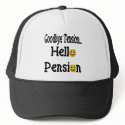 Hello Retirement Pension hats by retirementgifts Hello Retirement Pension hats