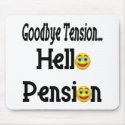 Hello Retirement Pension mousepads by retirementgifts Hello Retirement Pension mousepads