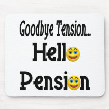 Hello Retirement Pension Mousepad