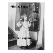 Hello, Santa? - Postcard