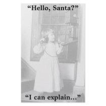 Hello, Santa? - Stationery by bontondesigns Hello, Santa? - Stationery