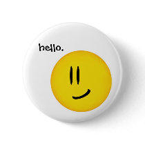 "Hello, Smiley." button