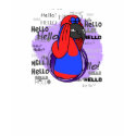 Hello Solomon Island Eclectus Apparel t-shirts by MenagerieMayhem Hello Solomon Island Eclectus Apparel t-shirts