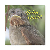 Hello World Magnet by poozybear Hello World Magnet