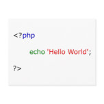 hello world postcards