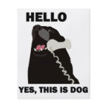 HELLO YES THIS IS DOG telephone phone flyers