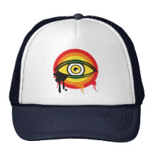 Hellow Yellow Skull Cover Trucker Hat