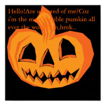 Helloween Pumkin posters